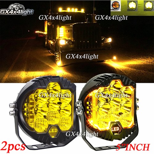 Led round fog - 2x,