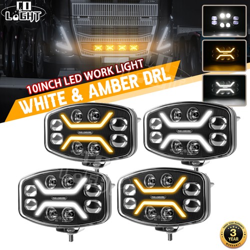 Led oval fog spot light - 4x,