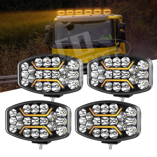 4pcs jumbo oval led - 10",
