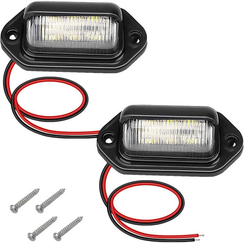 2pcs 6led car - tail, lamp