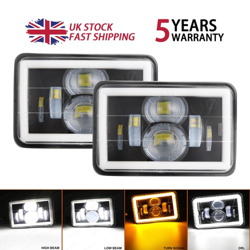 2pcs led headlight - 4"x6",