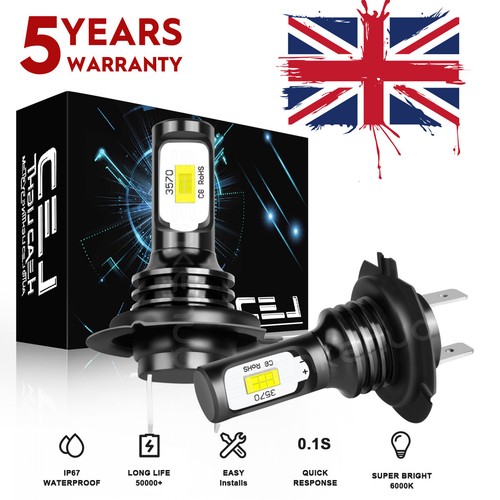 24v 120w headlight bulbs - 2x, h7